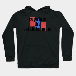 Copulate the establishment vintage f the police Hoodie